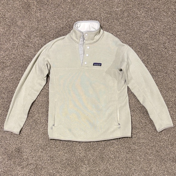 Patagonia Tops - Patagonia Gray Quarter-Snap Fleece